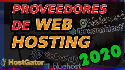 Top 5 Mejores Hosting Alojamientos Web 2020 Proveedores Para Tu Sitio Web Servicio En Español