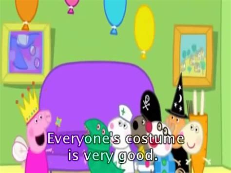 Peppa Pig Fancy Dress Party With Subtitles Video Dailymotion