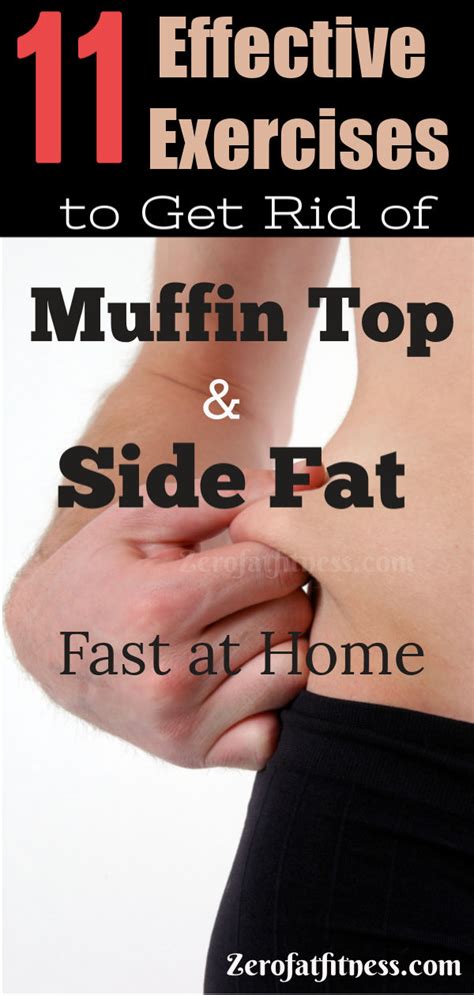 11 Best Exercises To Get Rid Of Muffin Top And Side Fat Fast At Home