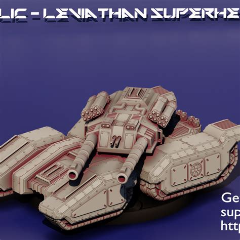 printable  lic leviathan superheavy tank mammoth tank