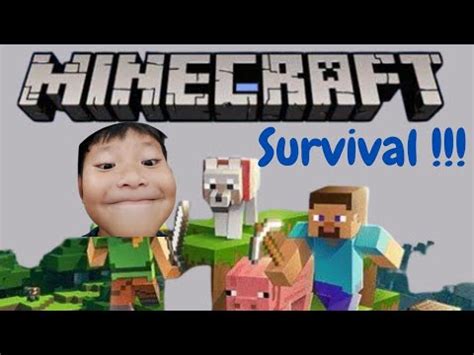 Aku Bermain Minecraft Di Mode Survival Aku Berjuang Hidup Youtube