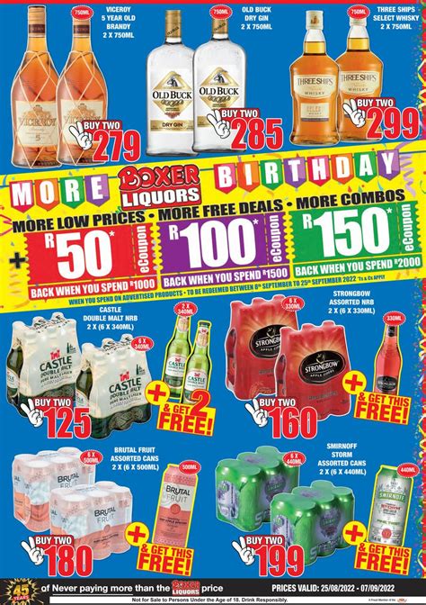 Boxer Liquor Eastern Cape More Boxer Birthday August