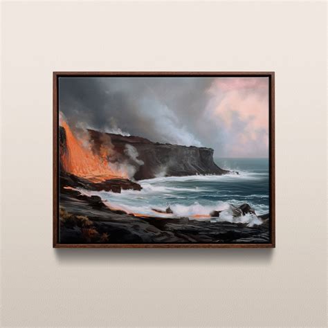 Hawaii Volcanoes Nationalpark Vintage Lgem Lde Hawaii Usa Sofortiger