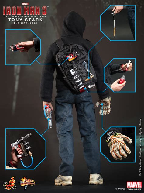 Hot Toys MMS209 鋼鐵人 3 1 6比例 東尼史塔克 技師版