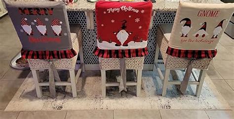 Amazon Wviouopu Christmas Back Chair Covers Set Pcs X