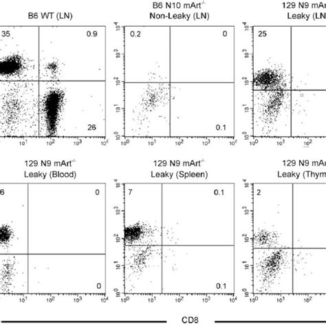 Flow Cytometry Analysis Of Cd4 And Cd8 Lymphocytes In A Download