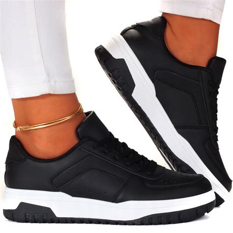 Czarne Adidasy Damskie Buty Sneakersy Sportowe Allegro Pl