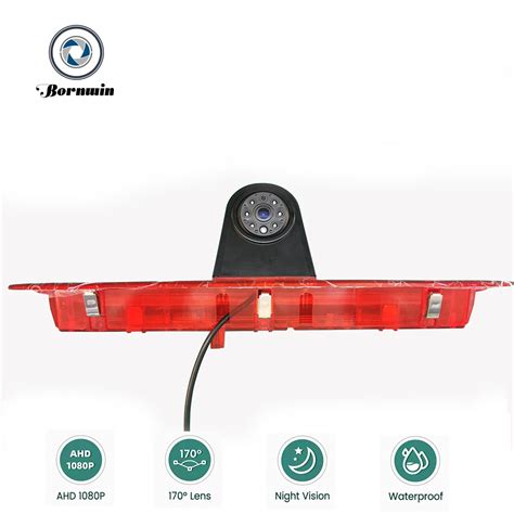 Bornwin Cam Ra De Recul Tanche Avec Lumi Re LED Bo Tier Rouge CVBS 480P