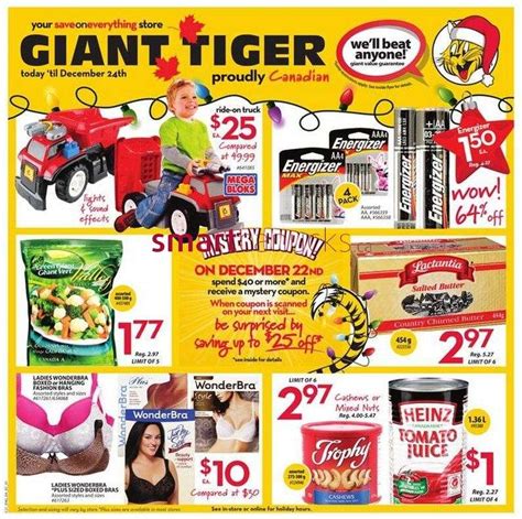 Giant Tiger flyer Dec 19 to 24