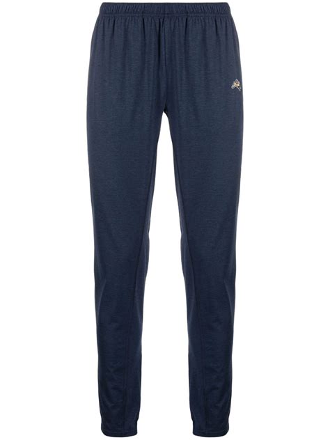 Tracksmith Blue Session Tapered Track Pants Browns