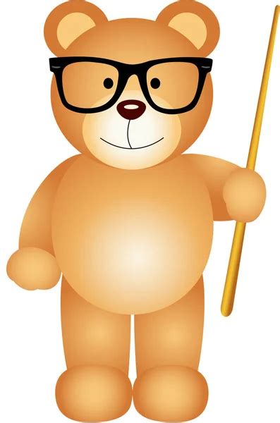 Teddy Bear Teacher With Globe Stock Vector Image By Socris79 70726297