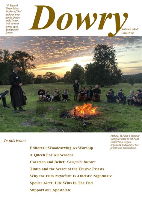 Dowry Magazine Autumn Issue Now Online Fssp Ireland