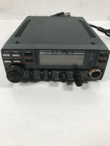 Icom Dual Band Fm Transceiver Model Ic A E Ebay