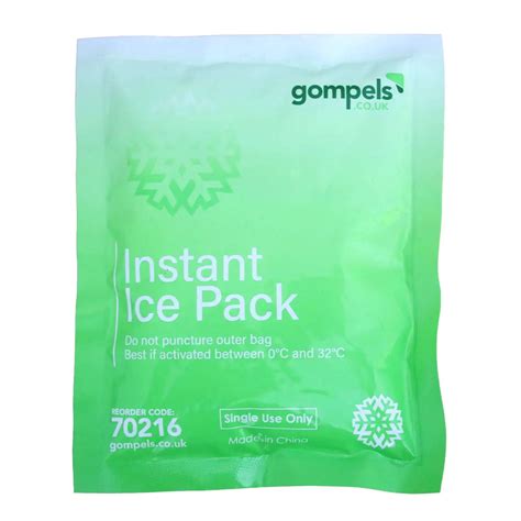 instant ice packs  pack gompels care education supplies