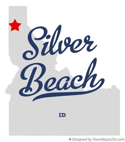 Map of Silver Beach, ID, Idaho