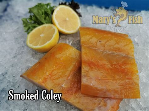 Smoked Coley Fillets - per 250g - Marys Fish Shop