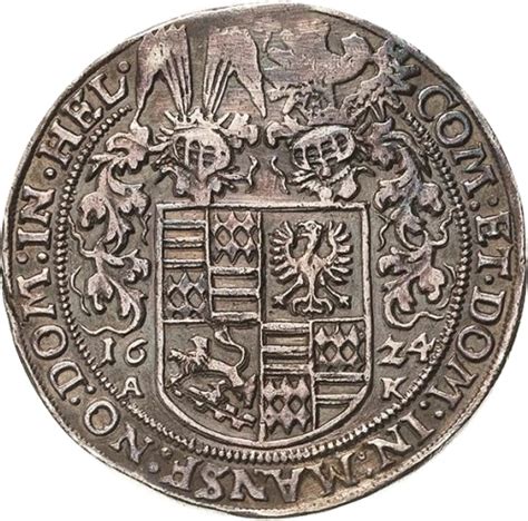 ¼ Thaler Volrat VI Wolfgang III and John George II Condado de