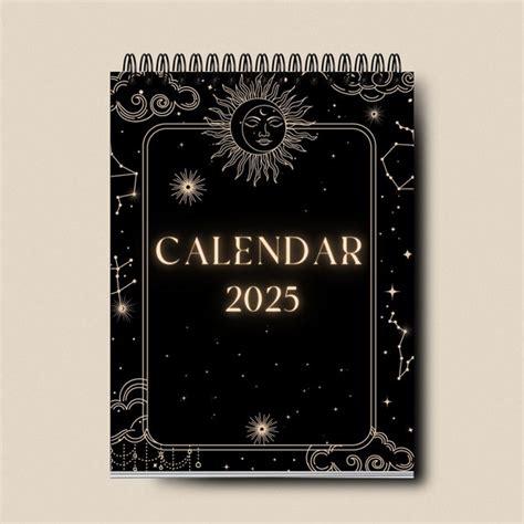 2025 Moon Astrology Planner Etsy