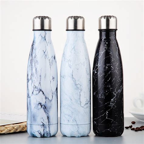 500ML Water Bottle Vacuum Insulated Flask Thermal Sport Chilly Hot Cold