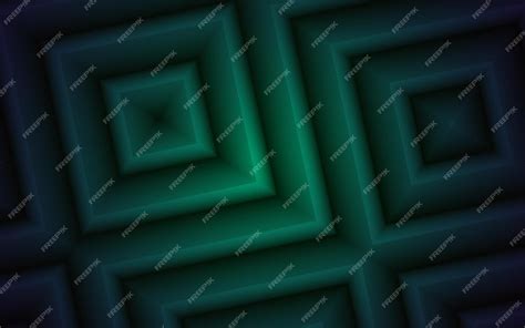 Premium Vector | Geometric modern green abstract background