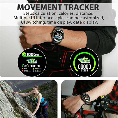 Waterproof Bluetooth Smart Watch Phone Mate Heart Rate Tracker For Ios