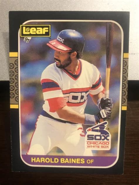 Leaf Donruss Baseball Card Harold Baines Eur Picclick Fr