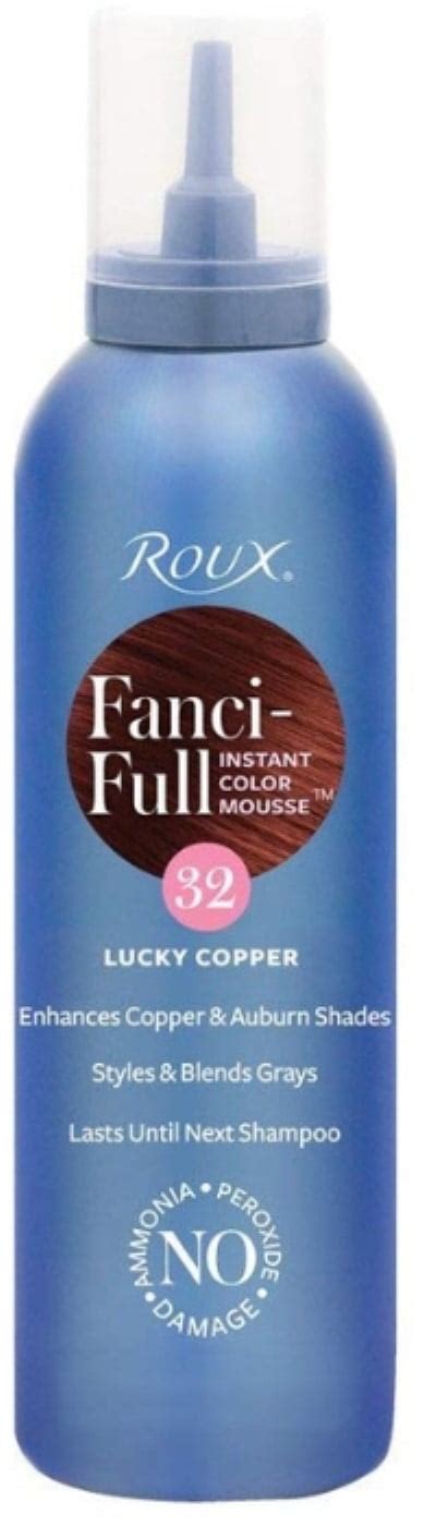 Roux Fanci Full Color Styling Mousse 32 Lucky Copper 6 Oz