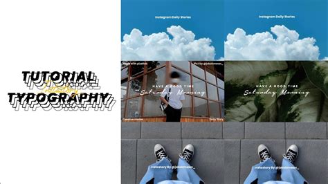 Cara Membuat Desain Instagram Story Typography Aesthetic Biar Makain