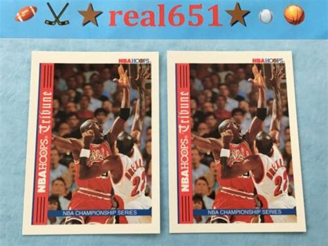 Nba Hoops Tribune Tr Michael Jordan Lot X Chicago Bulls