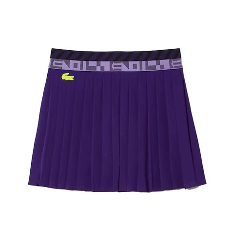 Lacoste Performance Women's Tennis Skirt Purple/yellow