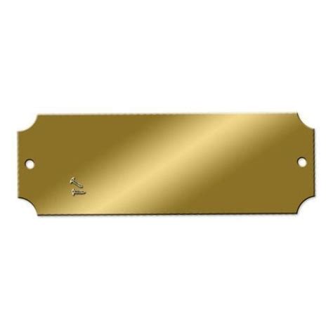 Blank Brass Name Plate, Brass Nameplate, पीतल का नेम बोर्ड, ब्रास नेम बोर्ड - Maruti Metal ...