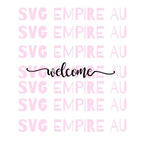 Welcome Svg Welcome Svg File Welcome Cut File Front Door Svg Greeting ...