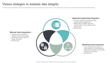 Various Strategies To Maintain Data Integrity Ppt Powerpoint