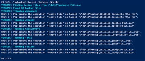 Managing My Powershell Backup Files • The Lonely Administrator