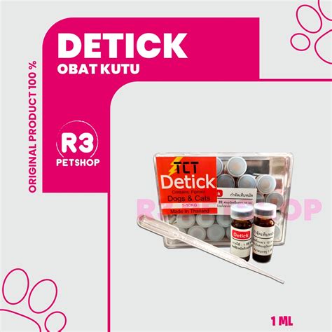 Jual Detick Obat Kutu Kucing Dan Anjing Pipet Tetes Shopee Indonesia