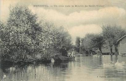 CPA FRANCE 38 Morestel Un Coin Vers Le Moulin De St Victor 38