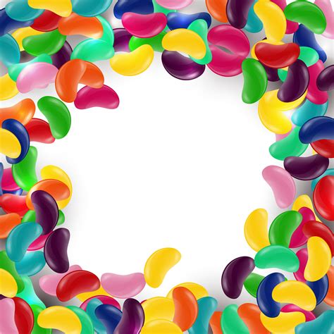 Colorful candy background with jelly beans 6060361 Vector Art at Vecteezy