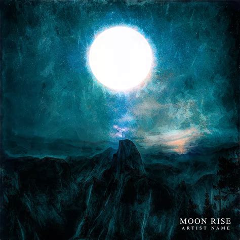 moon rise album cover art design coverartworks