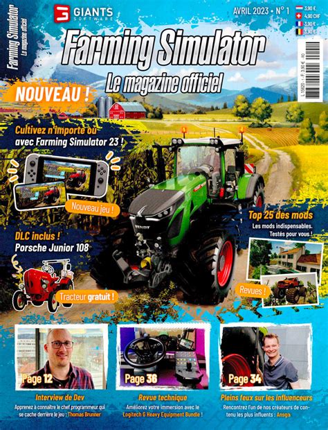 Farming Simulator Lance Son Magazine Farm Connexion