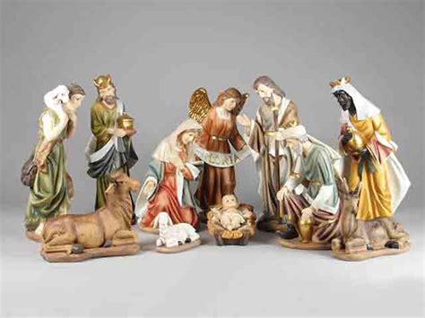 Gatto And Co Nativity Set Resin 60cm 11pcs