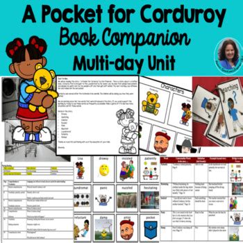 A Pocket for Corduroy Book Companion: Tier Two Vocabulary, | TpT