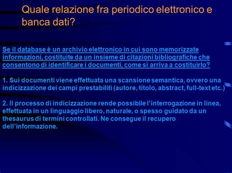 Periodici Elettronici E Banche Dati Ppt Scaricare