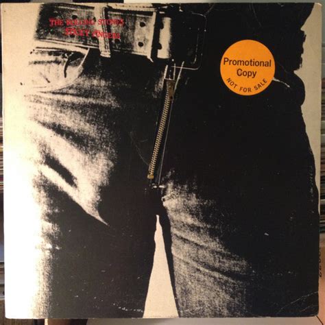 The Rolling Stones Sticky Fingers 1971 Zipper Cover Vinyl Discogs