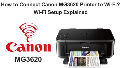 How To Connect Canon Mg3620 Printer To Wi Fi Wi Fi Setup Explained Routerctrl