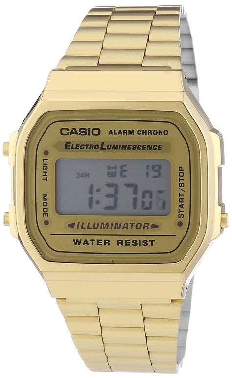 Casio A168WG 9EF Vintage Montre Mixte Quartz Digital Cadran