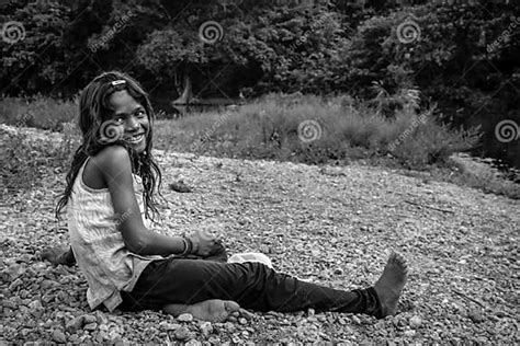 Slum Girl Portrait Editorial Stock Image Image Of Asian 79947019