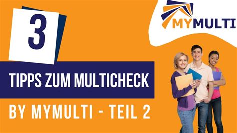 Tipps F R Den Multicheck By Mymulti Teil Youtube