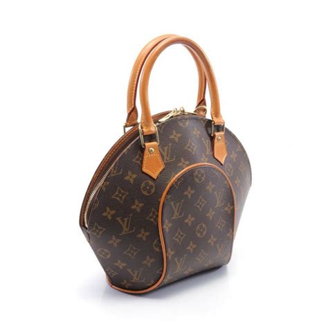 【日本直送】 Louis Vuitton Louis Vuitton Ellipse Pm 老花手提包 Pvc 真皮 棕色｜popchill 拍拍圈