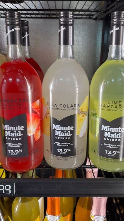 Minute Maid Spiked Wine Cocktails 3 Lime Juice When This Happen From Juice To Alcohol Smh 🤦