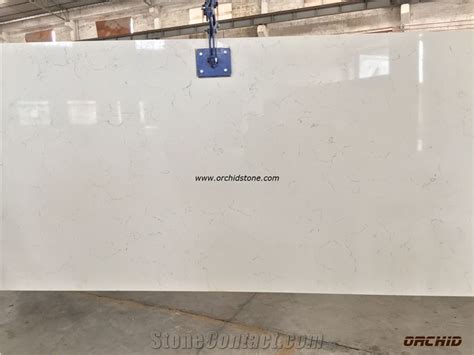 Carrara Bianca Quartz Stone Slabs Carrara Bianca Engineered Stone